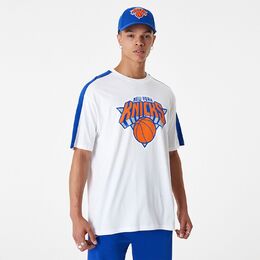 New Era New York Knicks Block T-Paita Valkoinen