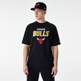New Era Chicago Bulls NBA Team Script T-Paita