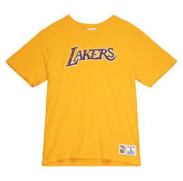 Mitchell & Ness Lakers NBA legendary t-paita keltainen