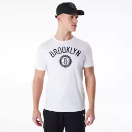 New Era Brooklyn Nets Regular T-Paita 2023 valkoinen