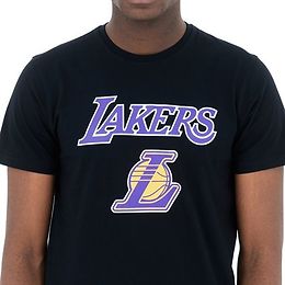 New Era Los Angeles Lakers Team Logo t-paita musta