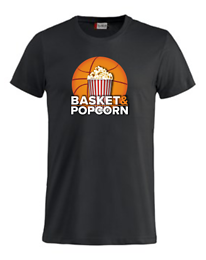 Basket & Popcorn T-paita lyhythihainen
