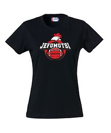 Roosters Jefumutsi naisten T-paita musta