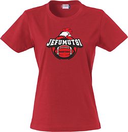 Roosters Jefumutsi naisten T-paita punainen