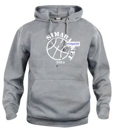 Sima Basket 24 Huppari vaaleanharmaa