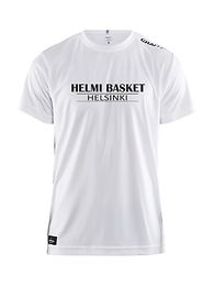 Helmi Basket Craft tekninen t-paita valkoinen