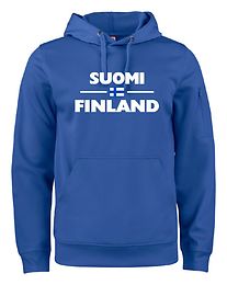 SUOMI-FINLAND "Lippu" Huppari sininen