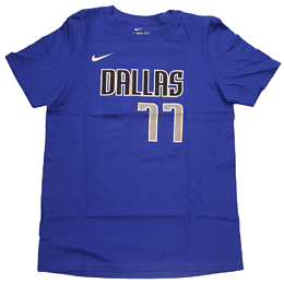 Nike Luka Doncic Dallas Mavericks Icon T-paita Junior Sininen