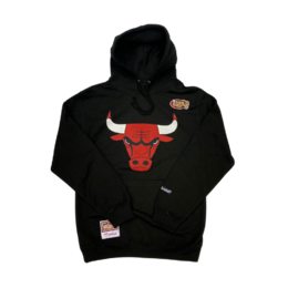 Mitchell & Ness Chicago Bulls Team Logo huppari musta