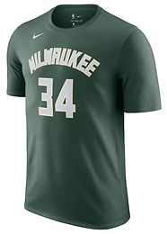 Nike Milwaukee Bucks Antetokoúnmpo Icon t-paita junior vihreä