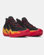 Under Armour Curry 13 Koripallokenk&auml; musta-punainen